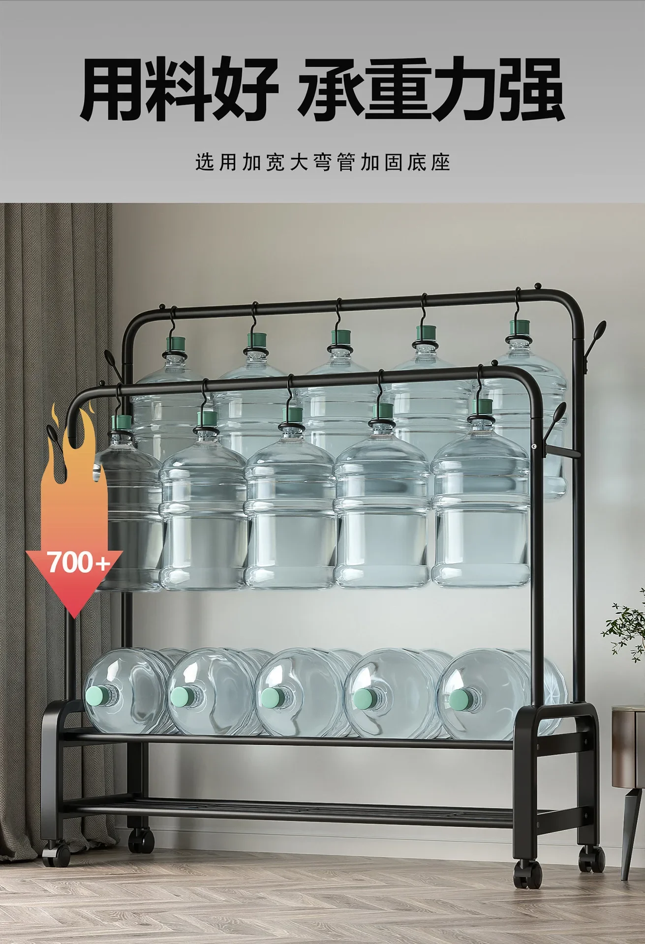 Description Picture 4 of itemFloor Coat Rack for Living Room Shoe Organizer Bamboo Wall Shelf Furniture Metal Clothes Hanger Iron Porte Manteau Mural Chair