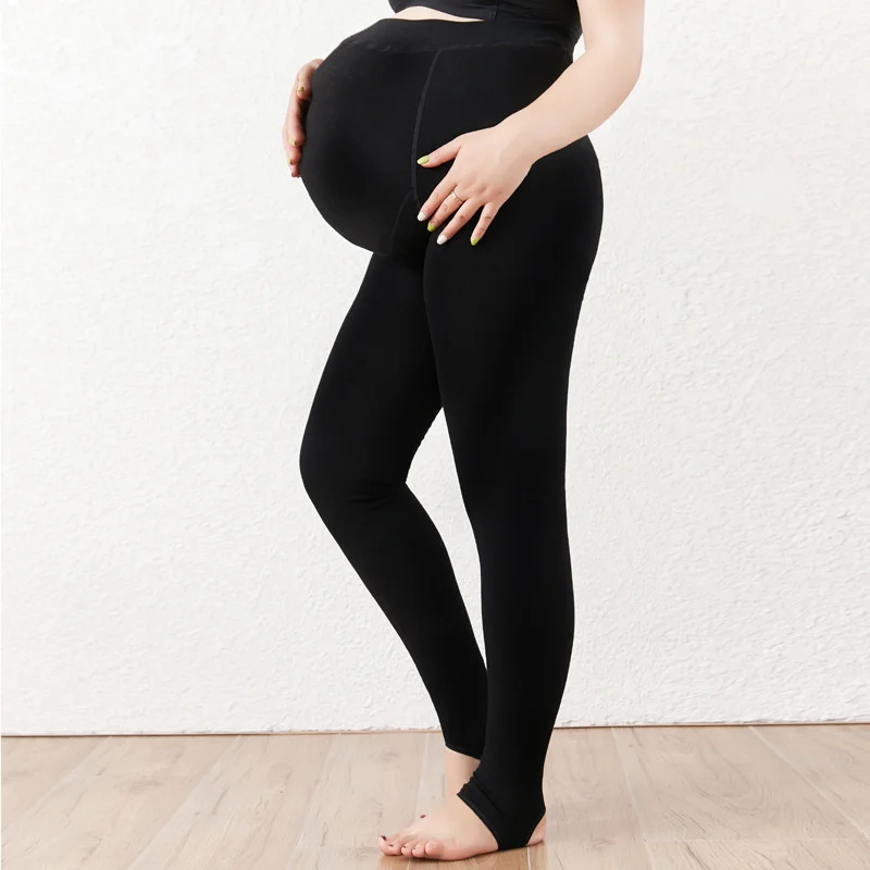 

High Waist Pregnancy Leggings Skinny Maternity Clothes Winter For Pregnant Women Belly Support Leggins Body Shaper Trousers