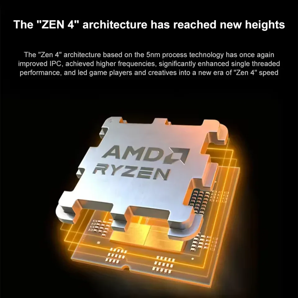 AMD Ryzen 7 7800X3D R7 7800X3D CPU 8코어 16스레드 5GHz 언락 데스크탑 프로세서 소켓 AM5 게이밍 CPU (패키지 미포함)