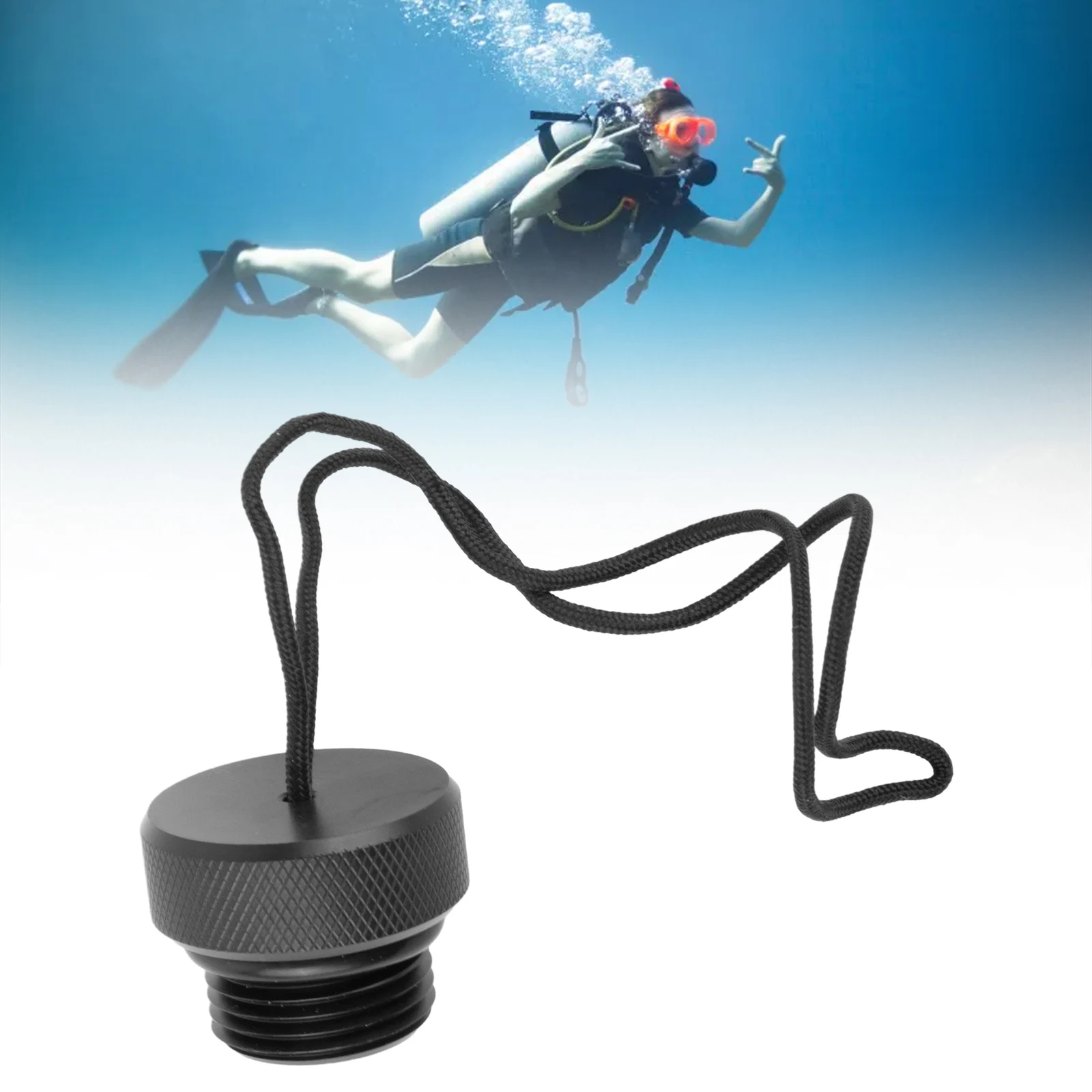 Bouchon De Valve DIN Pour Bouteille De Plongée - Protection Anti-poussière Et Eau Salée - Compatible 200/300 Bars - Matériau ABS, Design Ventilé - Essentiel Pour L'entretien Du Régulateur