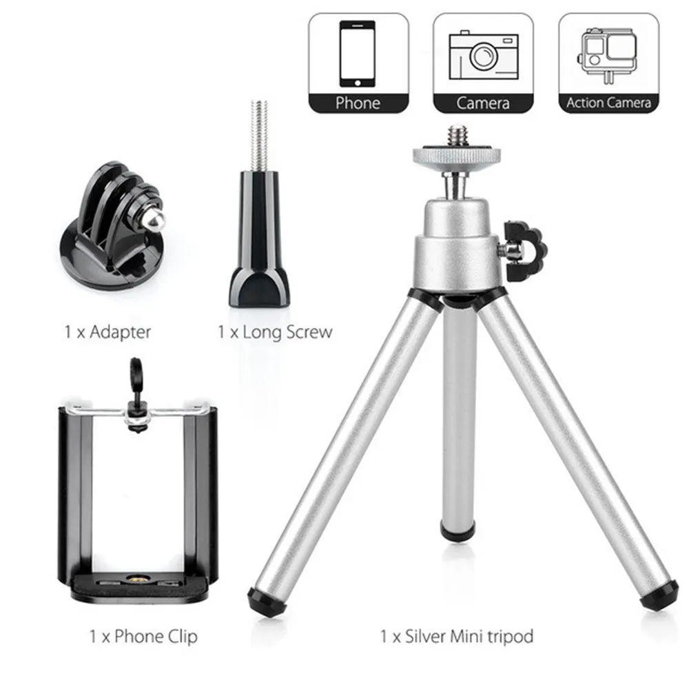 Mini Tripods Universal Portable Mobile Phone Tripod Monopod Selfie
