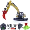 Kabolite K961 100S RC Hydraulic Excavator RTR 1/18 Remote Control Construction Digger Huina Model Light System Gifts Toy TH22749 3
