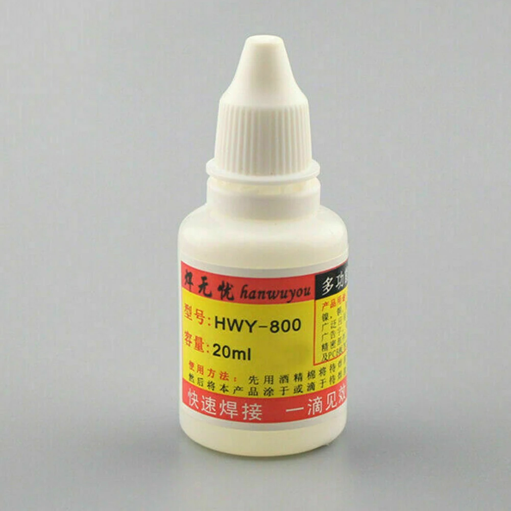 

Stainless Steel Flux 20ml Flux Solder Tool Stainless Steel Liquid Welding Parts Fast Welding For Galvanized Sheet Nickel