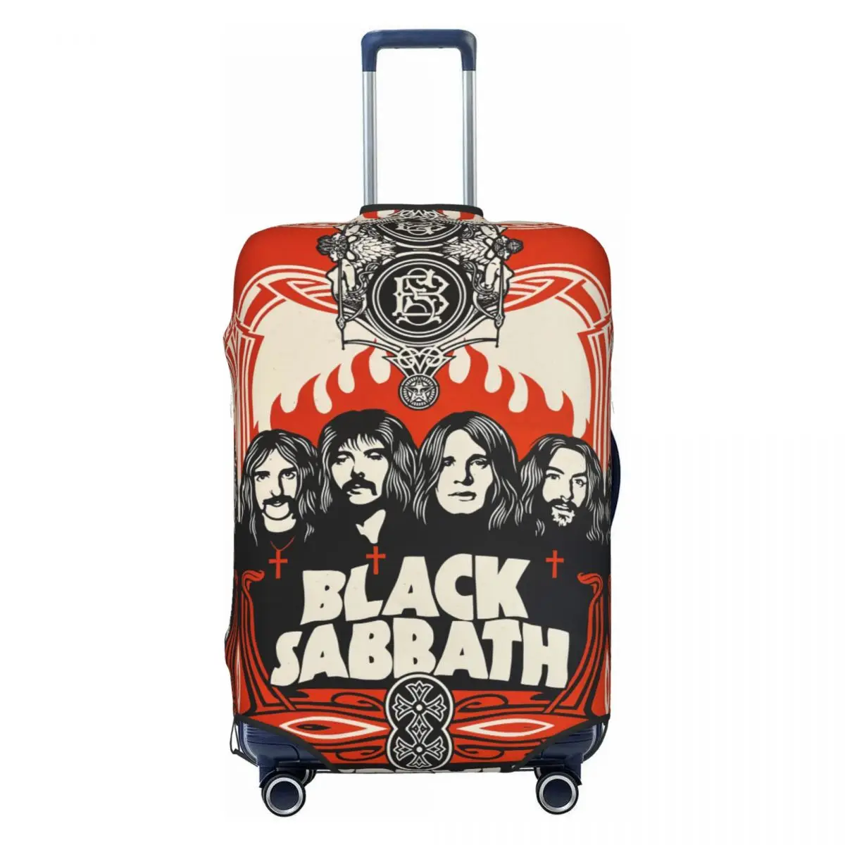 

Чехол для чемодана Black Sabbath, эластичный Британский тяжелый металлический чехол для багажа 18-32 дюйма