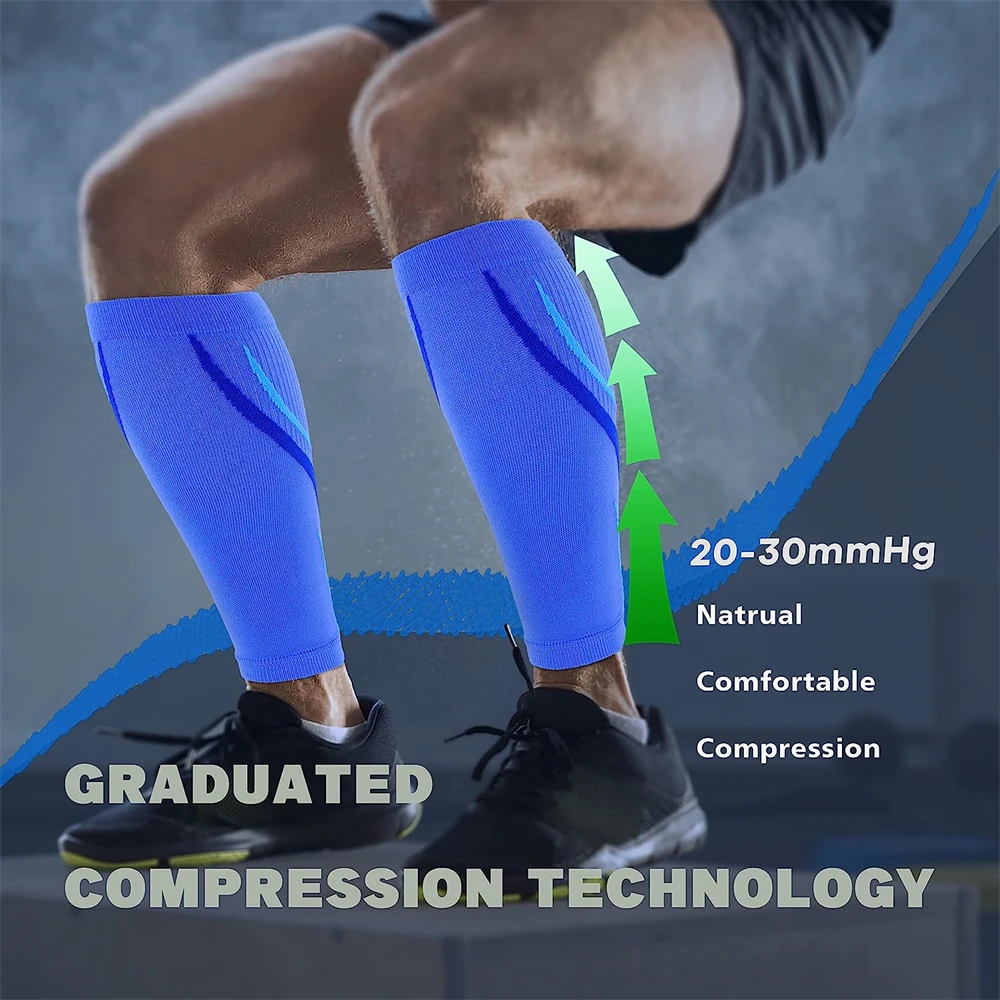 Calf Compression Sleeve, Leg Sleeves Brace for Shin Splints Pain