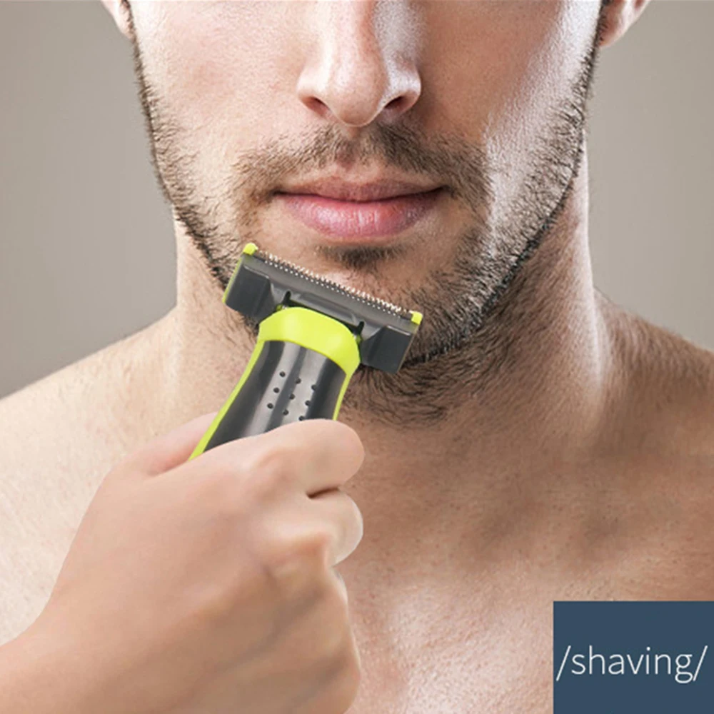 Afeitadora eléctrica recargable lavable para hombres, máquina de afeitar  para Barba, recortadora corporal, afeitadora para el cuidado de la cara del