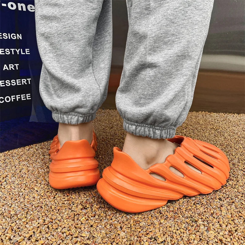 Breathe Beach Sandals   Unisex Anywear Mens Women’s Yeez Foam Runner Shoes Slip On Breathable Cool Beach Sandal Lightweight Summer Slides Footwear Trending for Man Woman Size 36-45