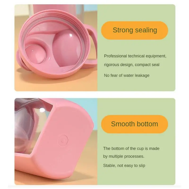 500ML Blender Shaker Bottle with Plastic Whisk Ball BPA Free Plastic Protein Shakes Leakproof for Powder Workout Gym Sport