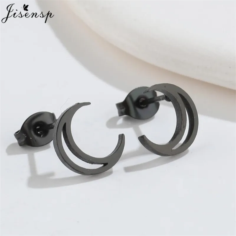 Set 9 Paia Orecchini In Acciaio 316L, Piccoli Stud E Cerchi, Con Zirconi, Per Piercing Multipli, Calibri 20G E 18G