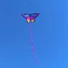 Summer Colorful Butterfly Kite Steering Beautiful Butterfly 1.45m Kite Good Flying Factory Outlet Flying Kite Garden 5