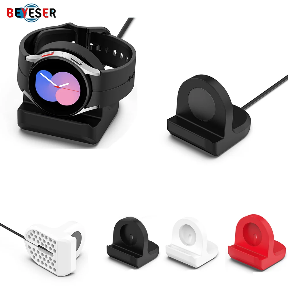 Supporto Per Caricabatterie In Silicone Per Samsung Galaxy Watch5/Watch5 Pro Smart Watch Supporto Per Adattatore Di Alimentazione Per Caricabatterie R