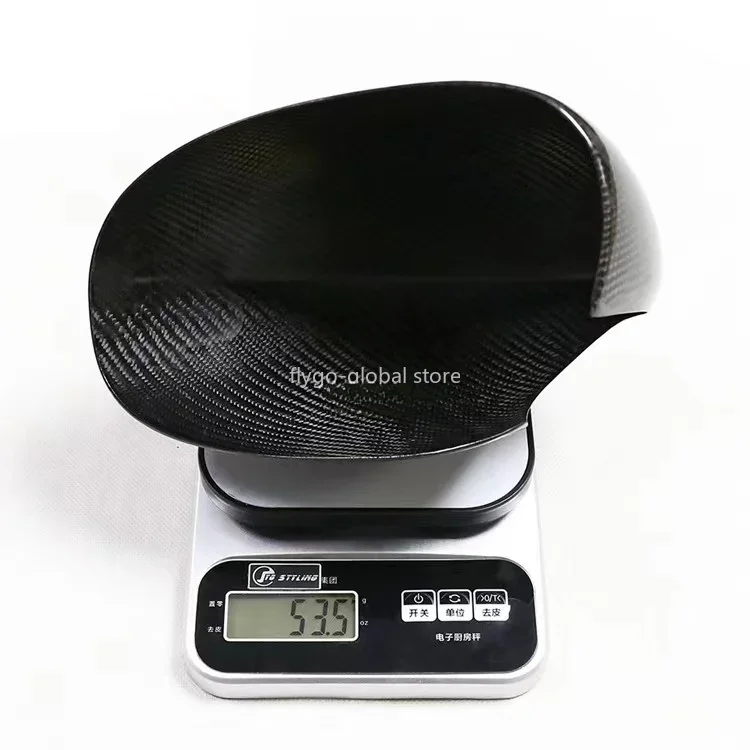 Fit for Dodge Challenger Carbon Fiber Paste Rear View Mirror Shell Rear View Mirror Cover Car Accessories The Black