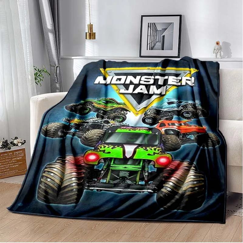 Monster Jam Grave Digger Truck Hot Wheels Divano Coperta Leggera Isolamento Caldo Coperta Letto Ufficio Auto Ginocchio Coperta