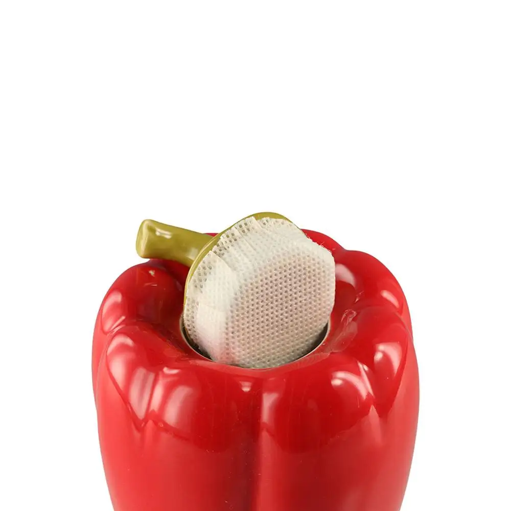 Description Picture 5 of itemCreative Ceramic Tea Caddies Moisture-proof Chili Shape Strawberry Tea Storage Durable Portable Food Storage Jar Sealed Jars