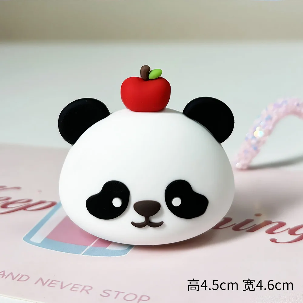12 Figurines Pandas Mignons En PVC, 2.8x3 Cm, Décoration Gâteau, Jardin, Bureau, Cadeau Anniversaire Enfant