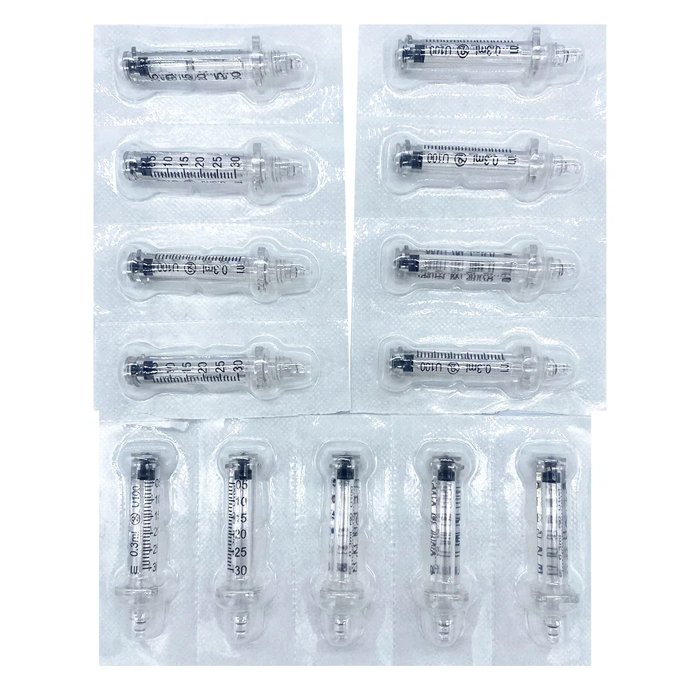 0.3/0.5ML Ampoule Head for Pressurized Pen Hyaluron pen No-needle Hyaluronic Acid Filler Injection Accessories Atomizer Gun Head