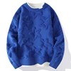 Top Grade Brand Luxury Wool Sweater Men New Fall Winter Fashion Star Printed Pullover Sweaters Thick Warm Mens Christmas Jumper 1