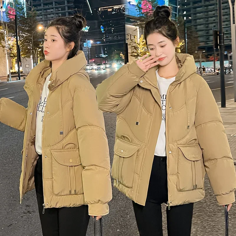 

Bread short down cotton jacket cotton jacket women's Korean version loose autumn and winter jacket cotton 2023 new