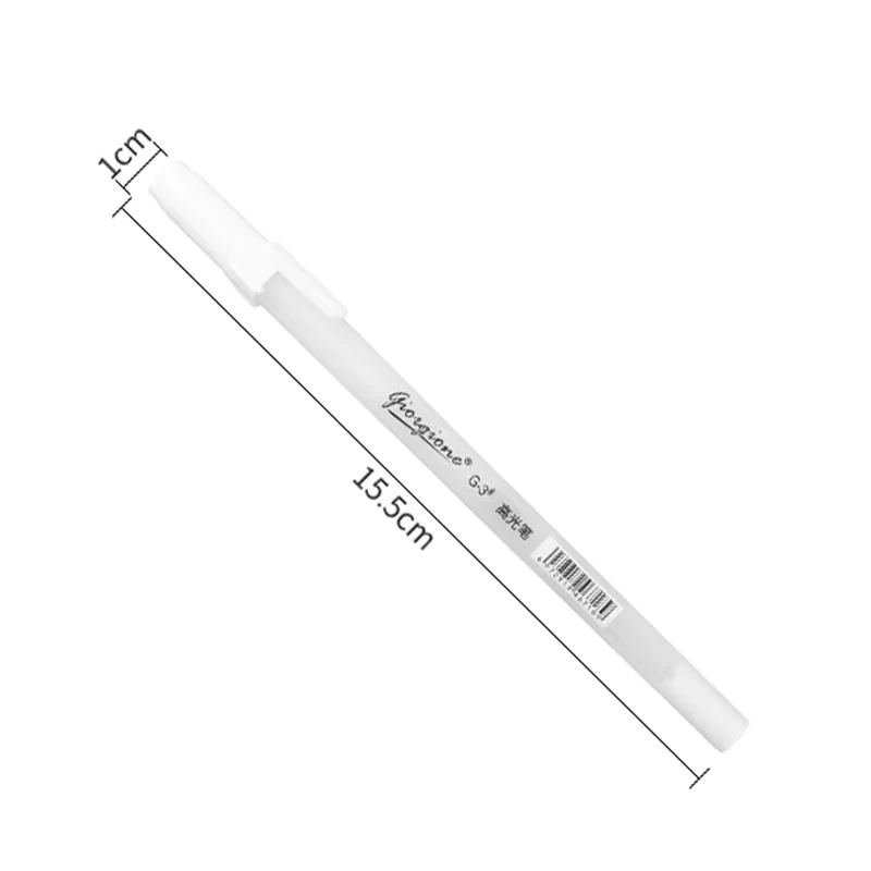 Highlighter White Art Painting Pen Creative Design Hook Line Liquid Chalk Paint Markers School Stationery Writing Supplies 3Pcs white marker pens highlighter pen marker pens permanent markers paint marker pen markers pen art markers paint pen art marker pen