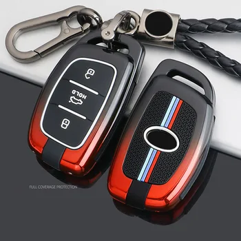 2022 nuova custodia per chiave a distanza per auto per Hyundai Tucson Sonata Santa Fe Elantra Accent Solaris Verna ix25 ix35 i20 i30 i40 - 2022 nuova custodia per chiave a distanza per auto per Hyundai Tucson Sonata Santa Fe
