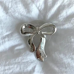 Silvery Bowknot Griptok - Cute Korean Phone Ring Holder and Stand (PT - 014)
