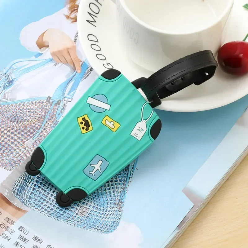 Chic Silicone Luggage Tags for Women - Stylish Travel Accessory