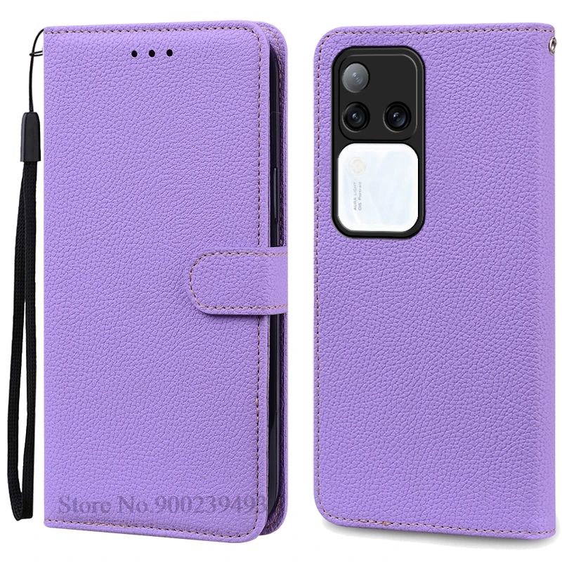 Leather Flip Wallet Case with Stand Feature