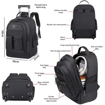 Wheeled waterproof Backpack 1