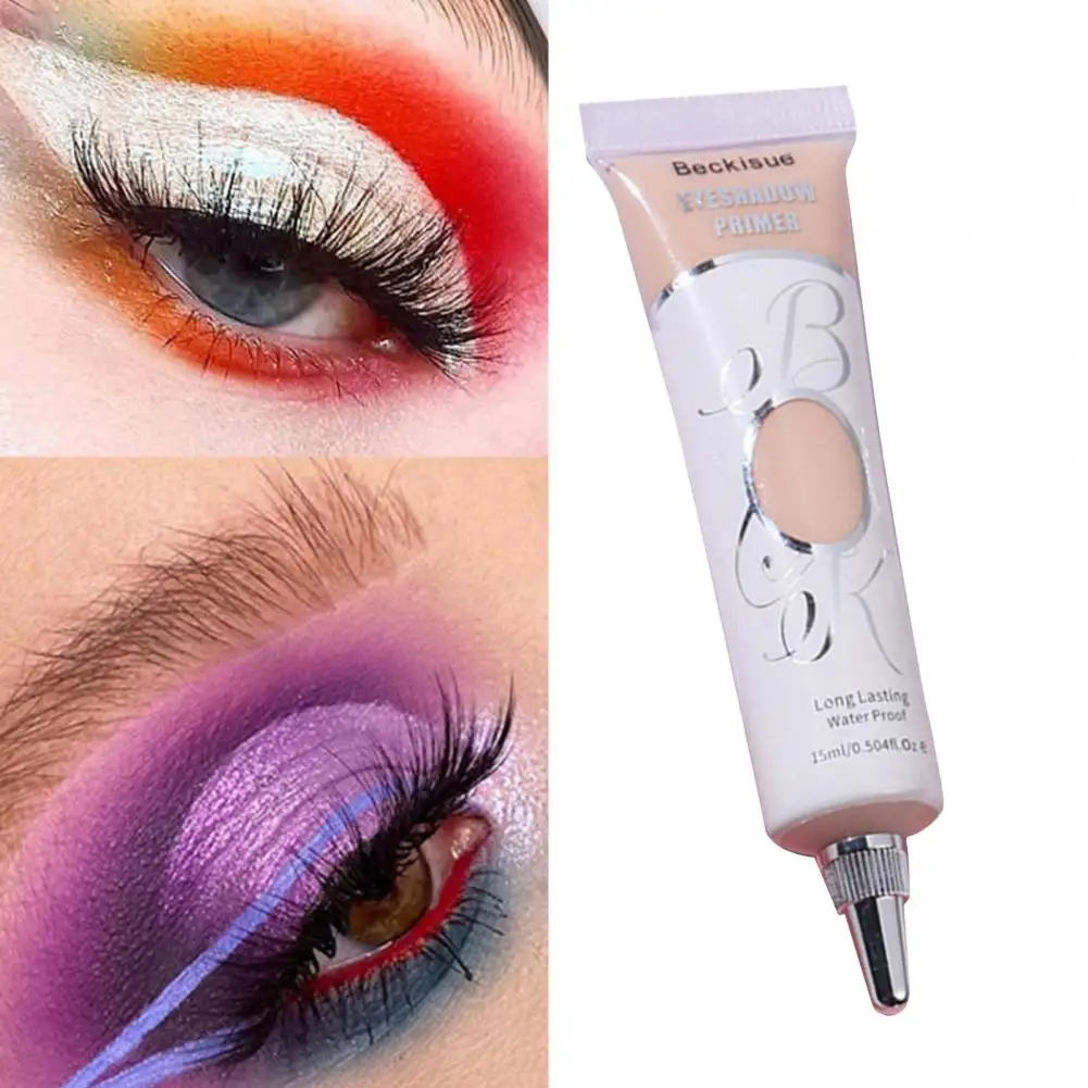 15ml Practical Eye Shadow Base Cream Makeup Accessory Eye Primer Waterproof Prevent Oily Makeup Eyeliner Base Cream