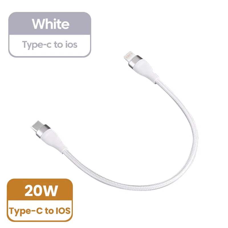 High-Speed 66W USB-C Fast Charging Cable - Short Length