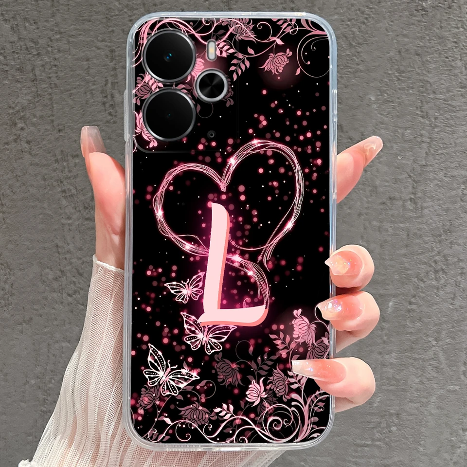 Sparkling Butterfly Shockproof Non-slip Transparent Phone Case Housing