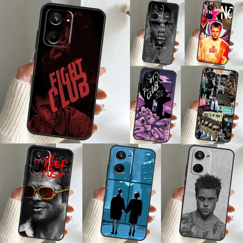 Fight Club Movie Poster Case Per Realme Gt Neo 5 2 3 2T 3T 8 9 10 Pro Plus 9I 8I C35 C31 C30 C11 C15 C25 C21Y C25S