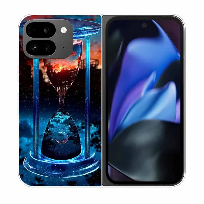 Clear Hard PC Back Cover with Cartoon Design