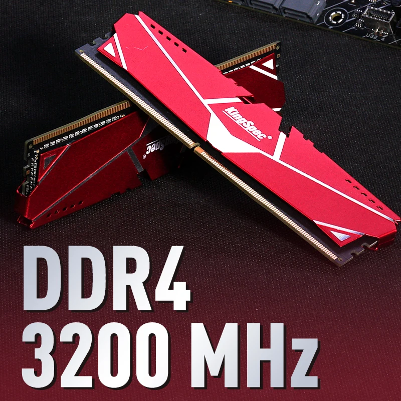 Ram com Dissipador de Calor para pc Dissipador de Calor 8gb 16gb 2666 Mhz 3200mhz Xmp Kingspec-ddr4