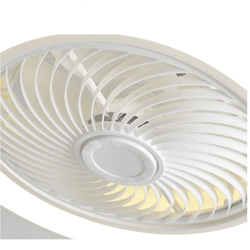 Ceiling Fan Light Lamp 52CM 220V 110V APP +Remote Control Fans Bedroom Dining Room Wood Ceiling Fans With Lights DC Ceiling Fan 5