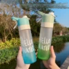 650ml  Spray Water Bottle Outdoor Sport Fitness Water Cup Large Capacity Spray Bottle BPA Free Drinkware Travel Bottles 4