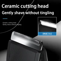 KM-1840 KEMEI's new full body waterproof electric fader barber with charging base multi-function shaving hair clipper 2