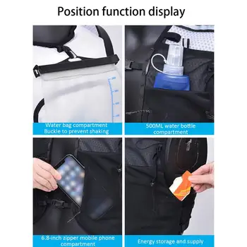 Running Hydration Vest - Hiking Outdoor Hydration Pack Vest - Soft Fabric Chest Bag For Cycling, Climbing, Hiking, Traveling, Camping 5