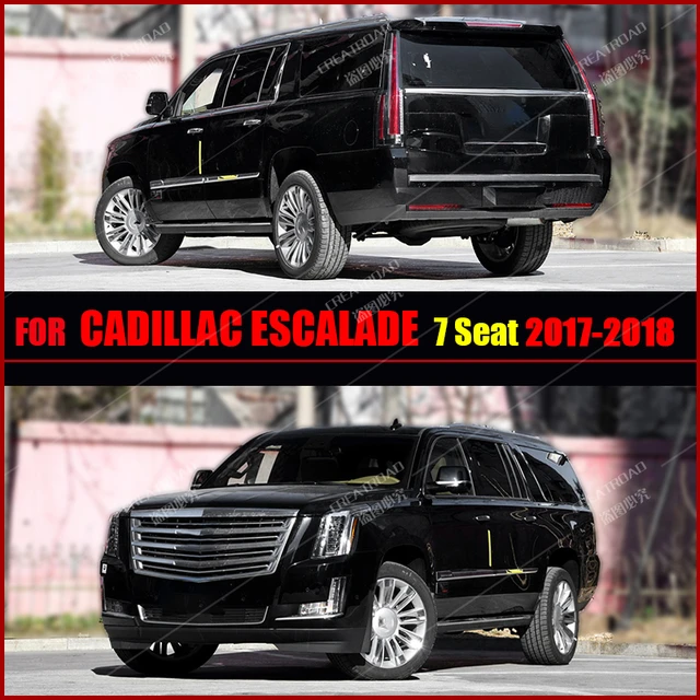 Kaufe Auto Fußmatten Für Cadillac Escalade Sieben Sitze 2017 2018  Benutzerdefinierte Auto Fuß Pads Automobil Teppich Abdeckung Innen Zubehör