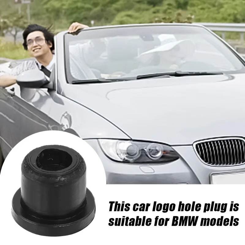 PVC 자동차 엠블럼 구멍 플러그 자동 로고 씰 커버 구멍 BMW 37 시리즈 E32E34E36 E38 E39 E46 E53 E60 E65 E66 E90 M3 M5 자동차 부품