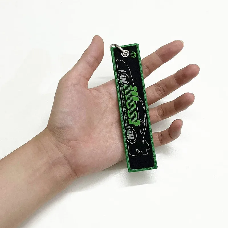 Portachiavi Per Auto Cordino Decorazione In Nylon Portachiavi Tag Jdm Regalo Per Illest Honda Bmw Yamaha Mg Vw Opel Accessori Moto