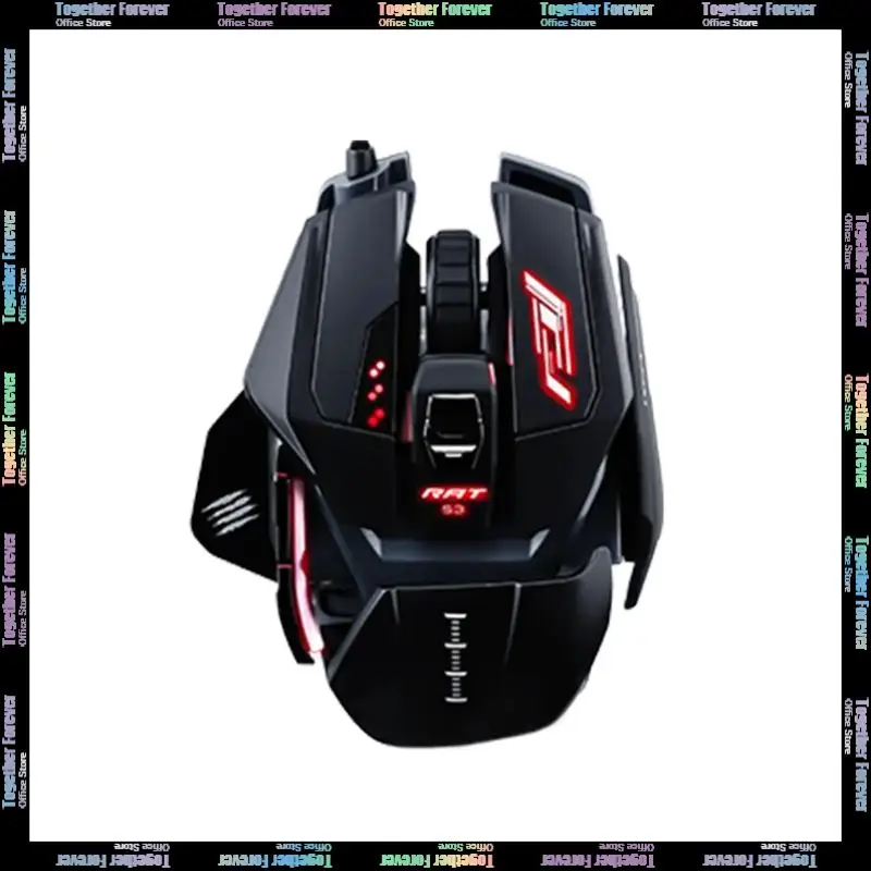 

Mad Catz Rat Pro S3 Gaming Mouse Rgb Light Height Adjustment Low Delay Wired Mouse Ergonomics Metal Gamer Mouse For Pc Laptop