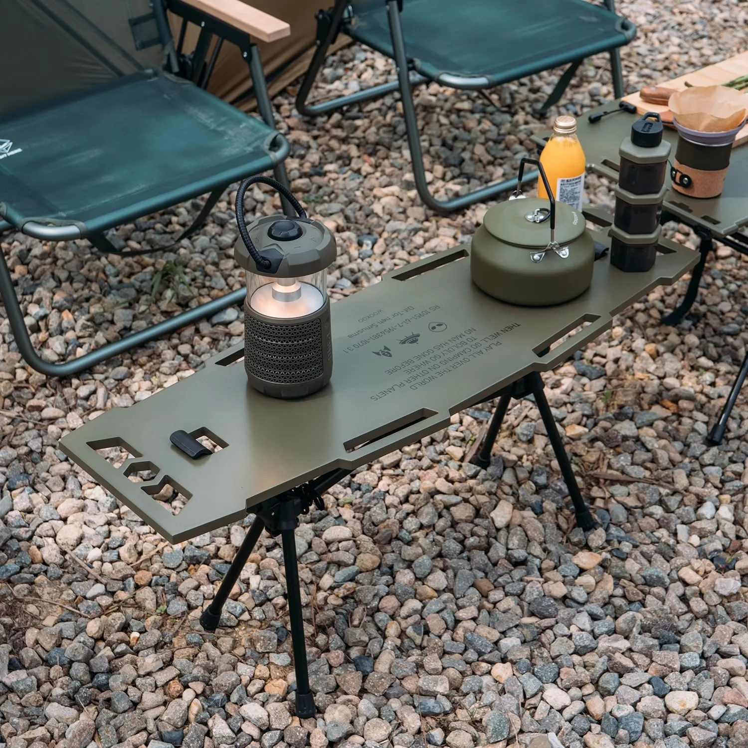 

WOOKOO Misty Outdoor Camping Space Series Wooden Skateboard Table Portable Ultra Light Self Driving Outdoor Table