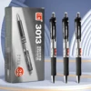 4/8 High appearance level neutral pens 0.38mm smooth writing grip comfortable Student pens Study stationery/office supplies Back 1