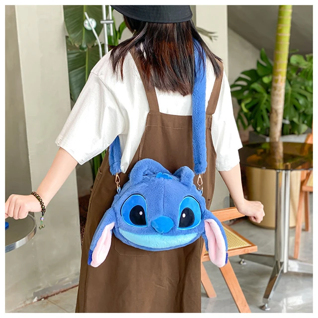 Lilo & Stitch-Bolsa de felpa de Ángel, mochila de peluche de dibujos  animados, regalos de cumpleaños, regalo para un buen amigo, 25cm -  AliExpress