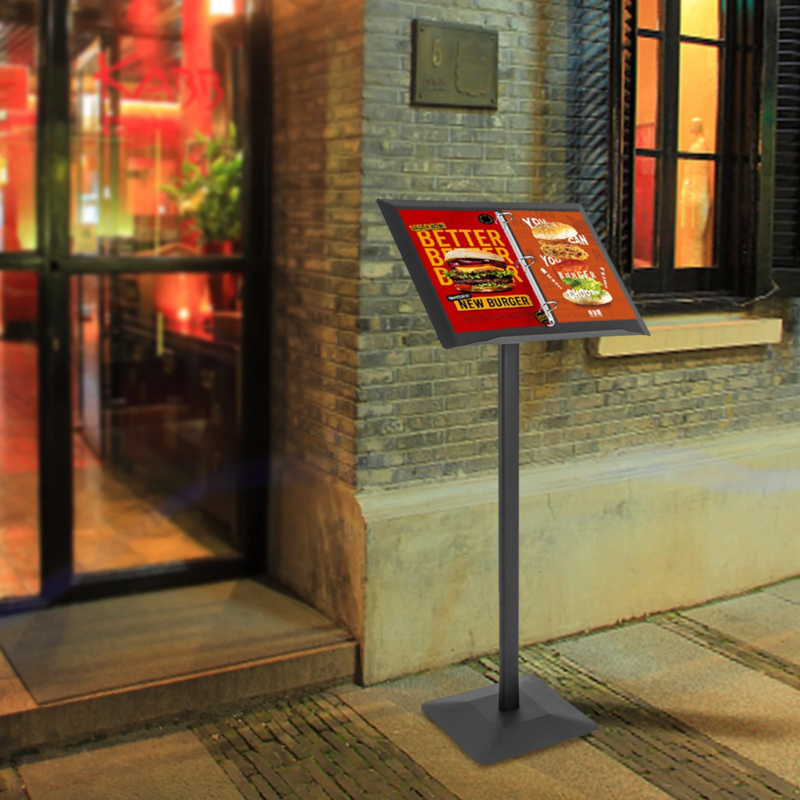 Ring Binder Stand Freestanding Menu Stand Catalogue Browser Floor Stand ring-binder-stand-freestanding-menu-stand-catalogue-browser-floor-stand