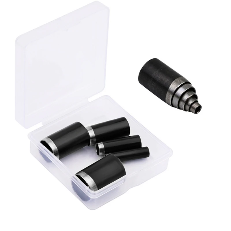 Leather Punch Leather Punching Tool for Leather Belt Watch Band Canvas Eyelet Hollow Punching Cutter Tool with Case
