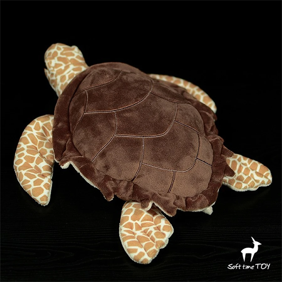 Eaglemouth Tortoise High Fidelity Anime Cute Plushie Hawksbill Turtle Plush Toys Lifelike Animals Simulation Stuffed Doll Kawai 4