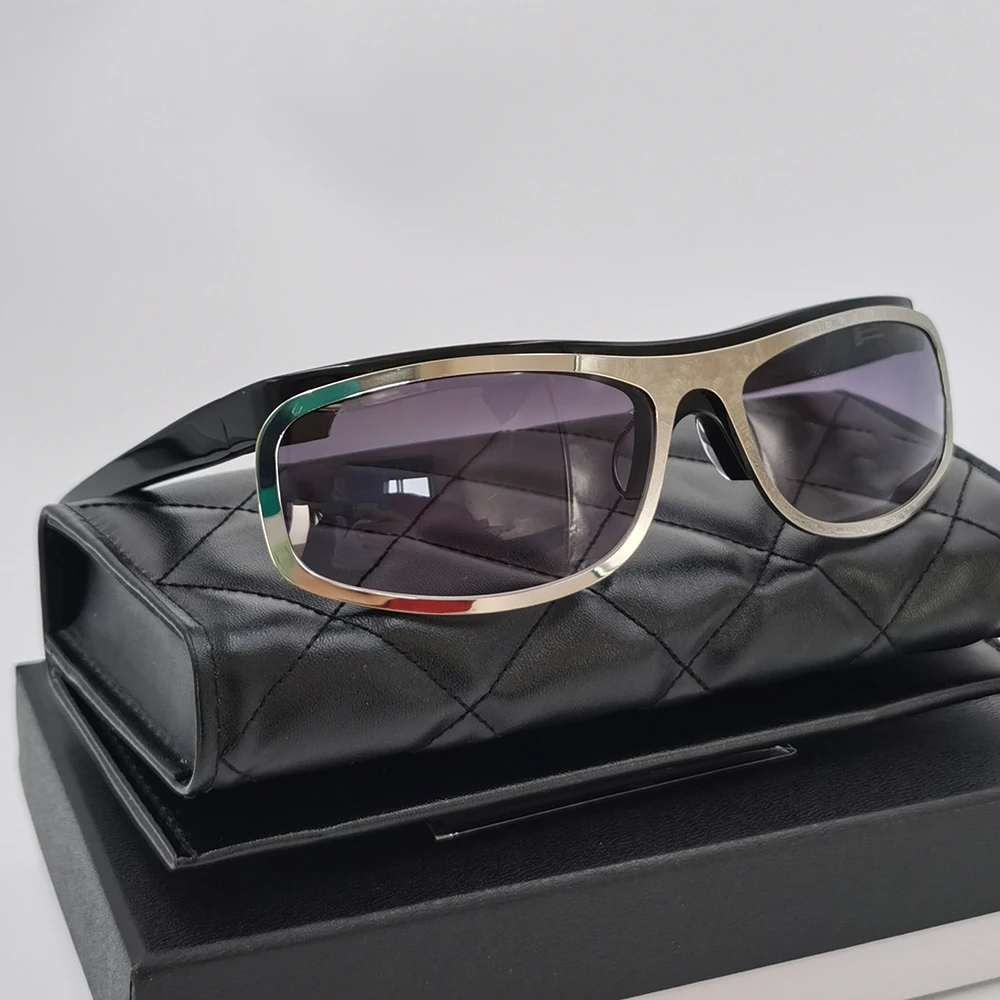 

2024 New Luxury Designer Women's Sunglasses Cat Eye Frame Trendy Fashion Eyeglasses for Female Elegant Handmade UV400 Sunglasses