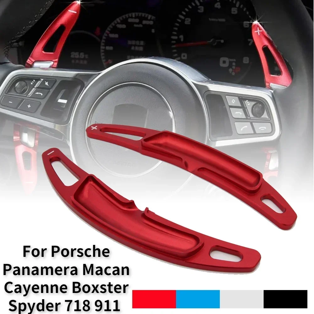 

for Porsche Panamera Macan Cayenne Boxster Spyder 718 911 Car Steering Wheel Shift Paddle Shifter car accessories tools